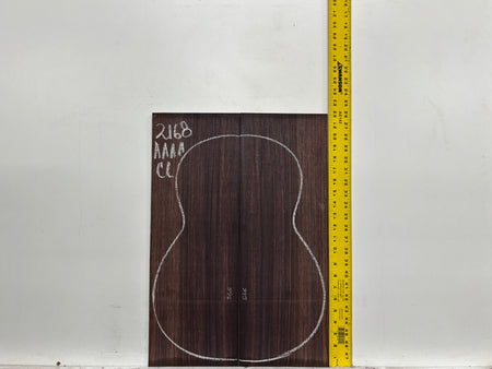 East Indian Rosewood Classical AAAA Grade Guitar Back & Side Set #2168 - Exotic Wood Zone
