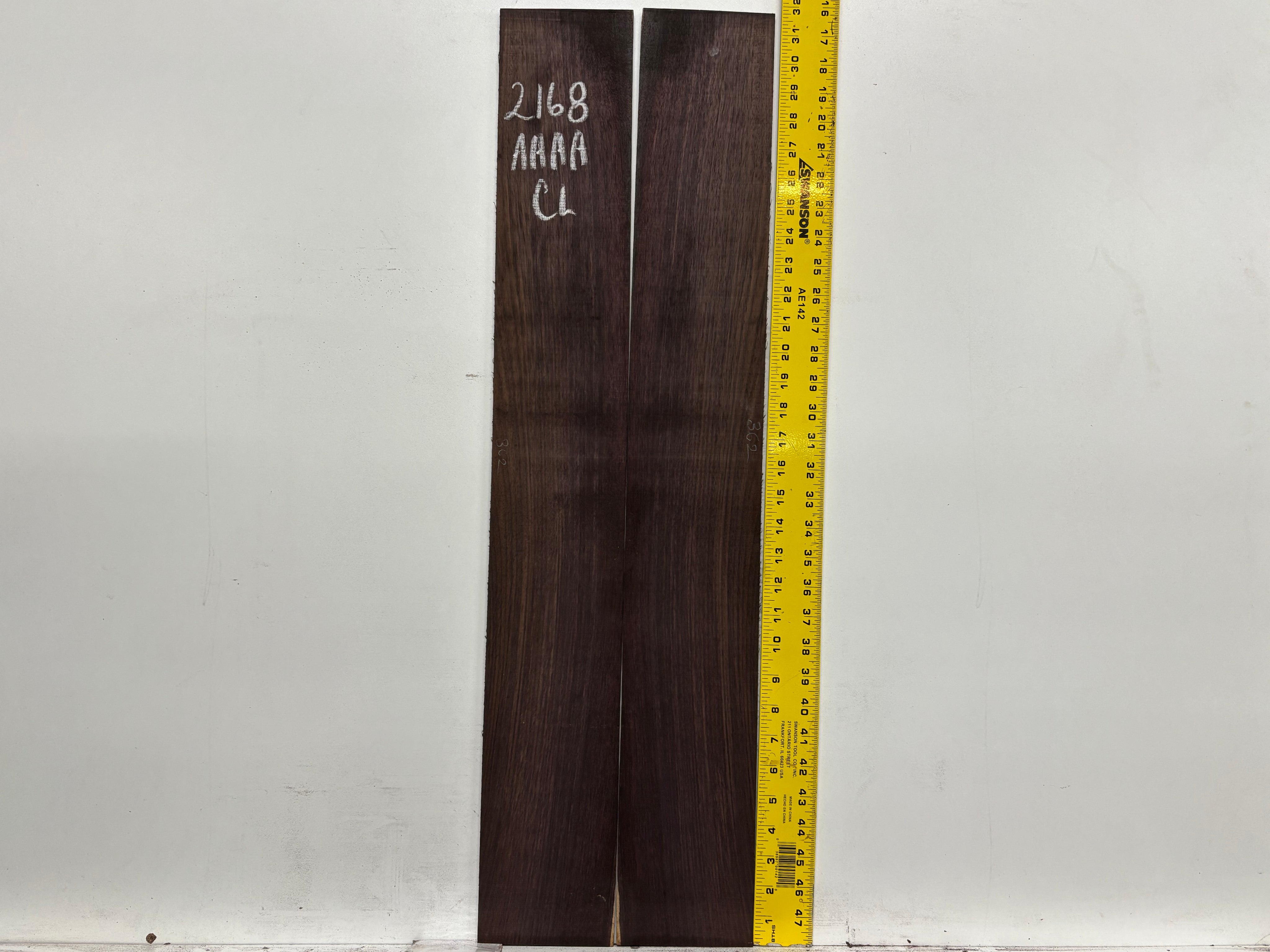 East Indian Rosewood Classical AAAA Grade Guitar Back & Side Set #2168 - Exotic Wood Zone