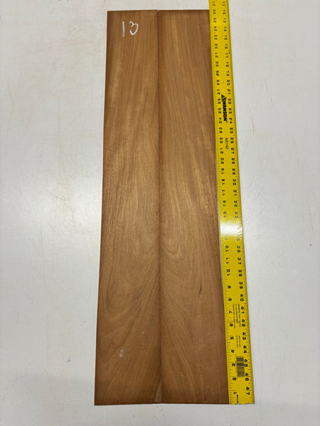 Rare Striped Flame Honduran Mahogany Dreadnought Guitar Back & Side Set #13 Exotic Wood Zone 