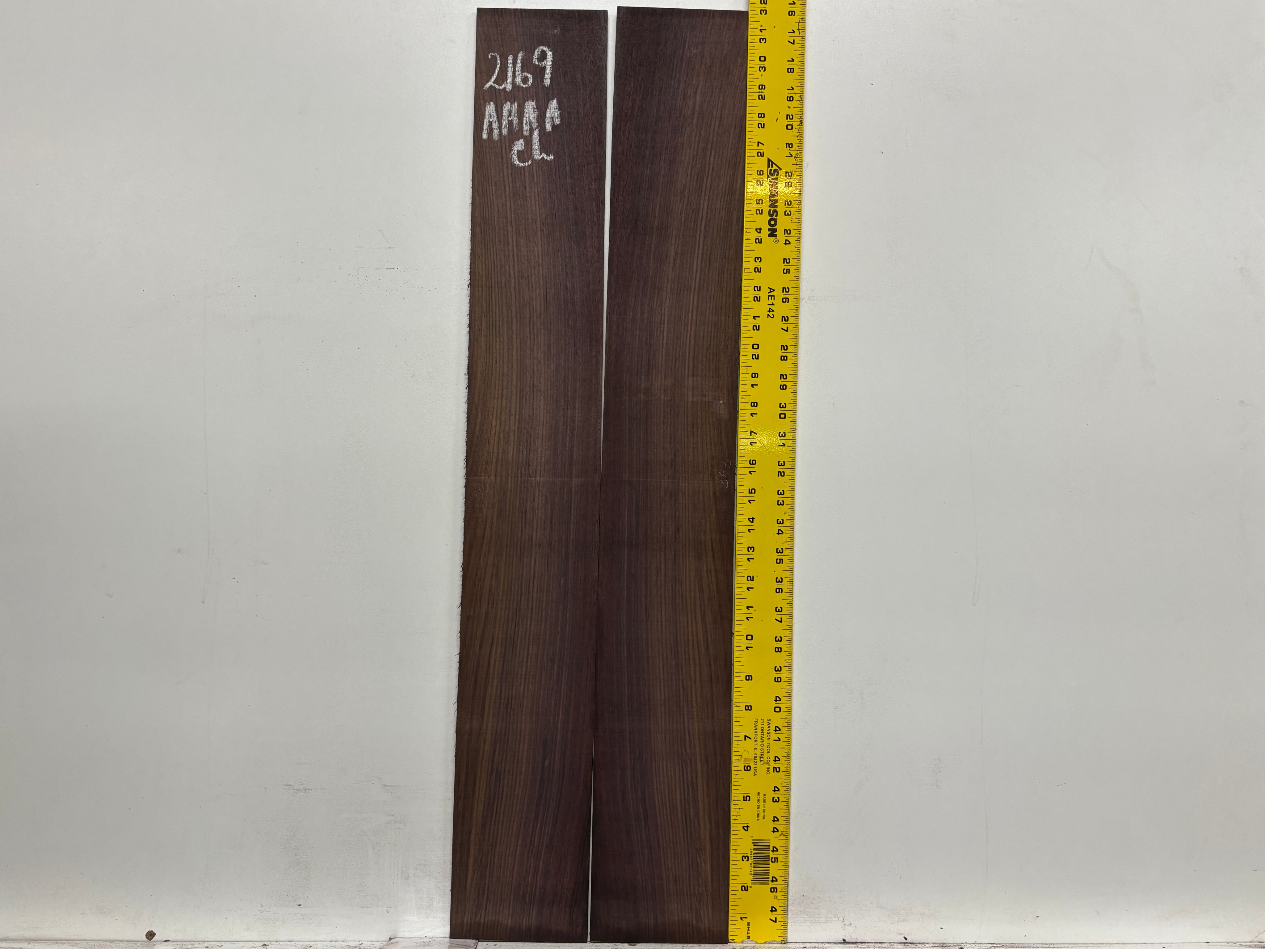 East Indian Rosewood Classical AAAA Grade Guitar Back & Side Set #2169 - Exotic Wood Zone