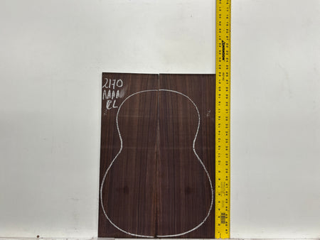East Indian Rosewood Classical AAAA Grade Guitar Back & Side Set #2170 - Exotic Wood Zone