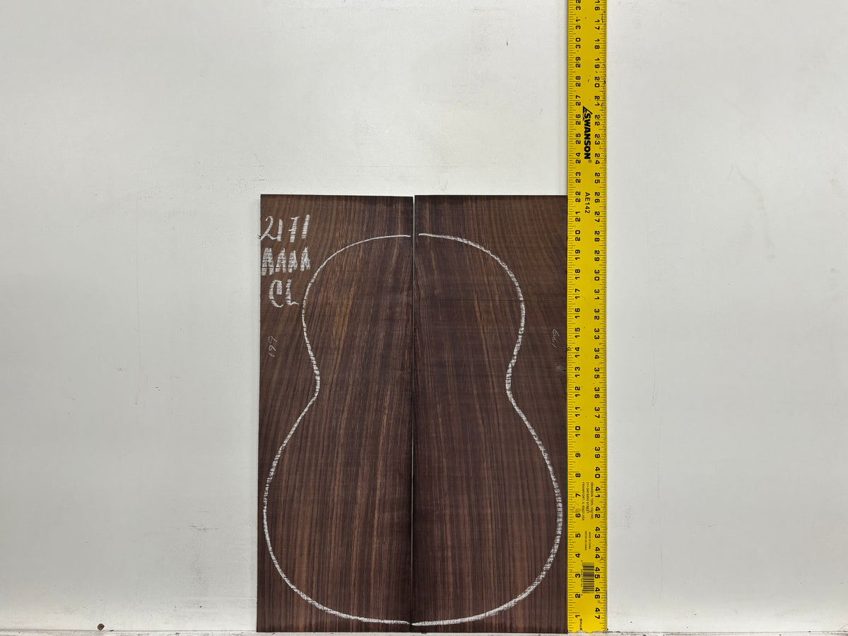 East Indian Rosewood Classical AAAA Grade Guitar Back & Side Set #2171 - Exotic Wood Zone