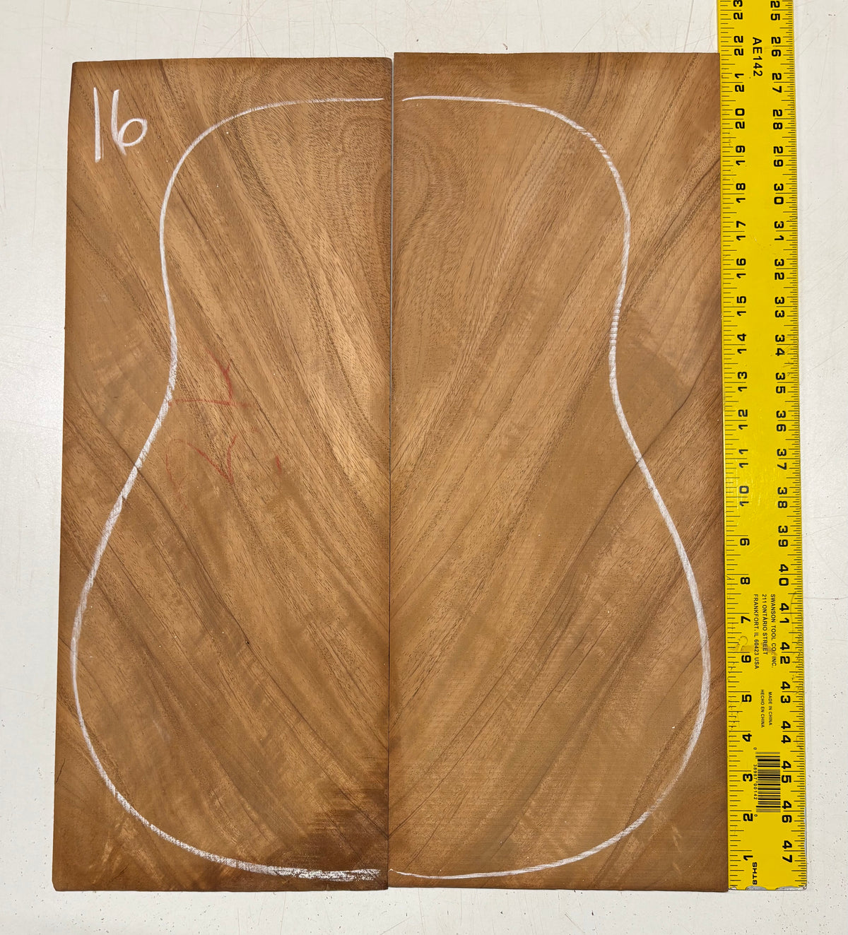 Rare Striped Flame Honduran Mahogany Dreadnought Guitar Back & Side Set #16 Exotic Wood Zone 