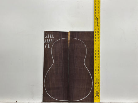 East Indian Rosewood Classical AAAA Grade Guitar Back & Side Set #2172 - Exotic Wood Zone