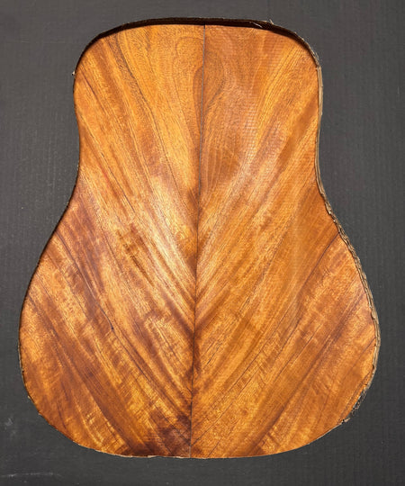 Rare Striped Flame Honduran Mahogany Dreadnought Guitar Back & Side Set #16 Exotic Wood Zone 