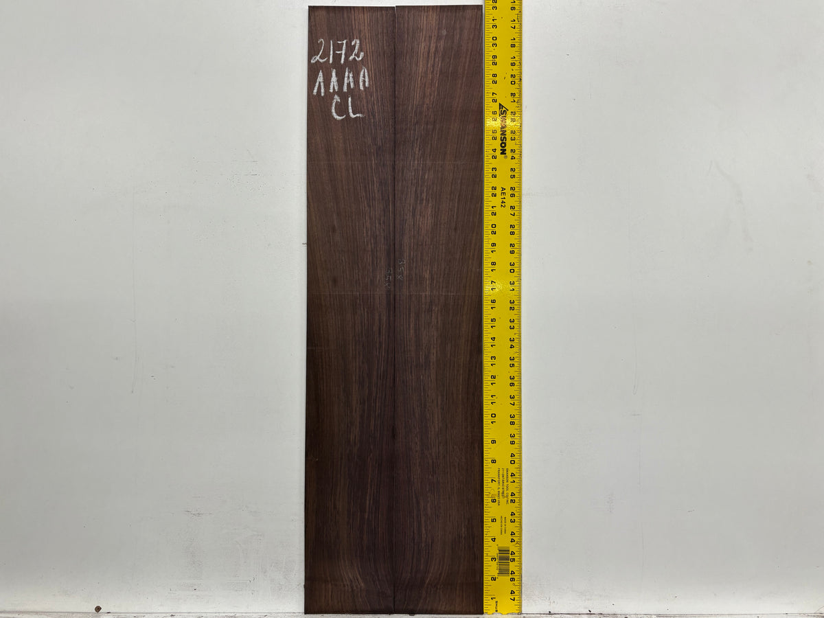 East Indian Rosewood Classical AAAA Grade Guitar Back & Side Set #2172 - Exotic Wood Zone