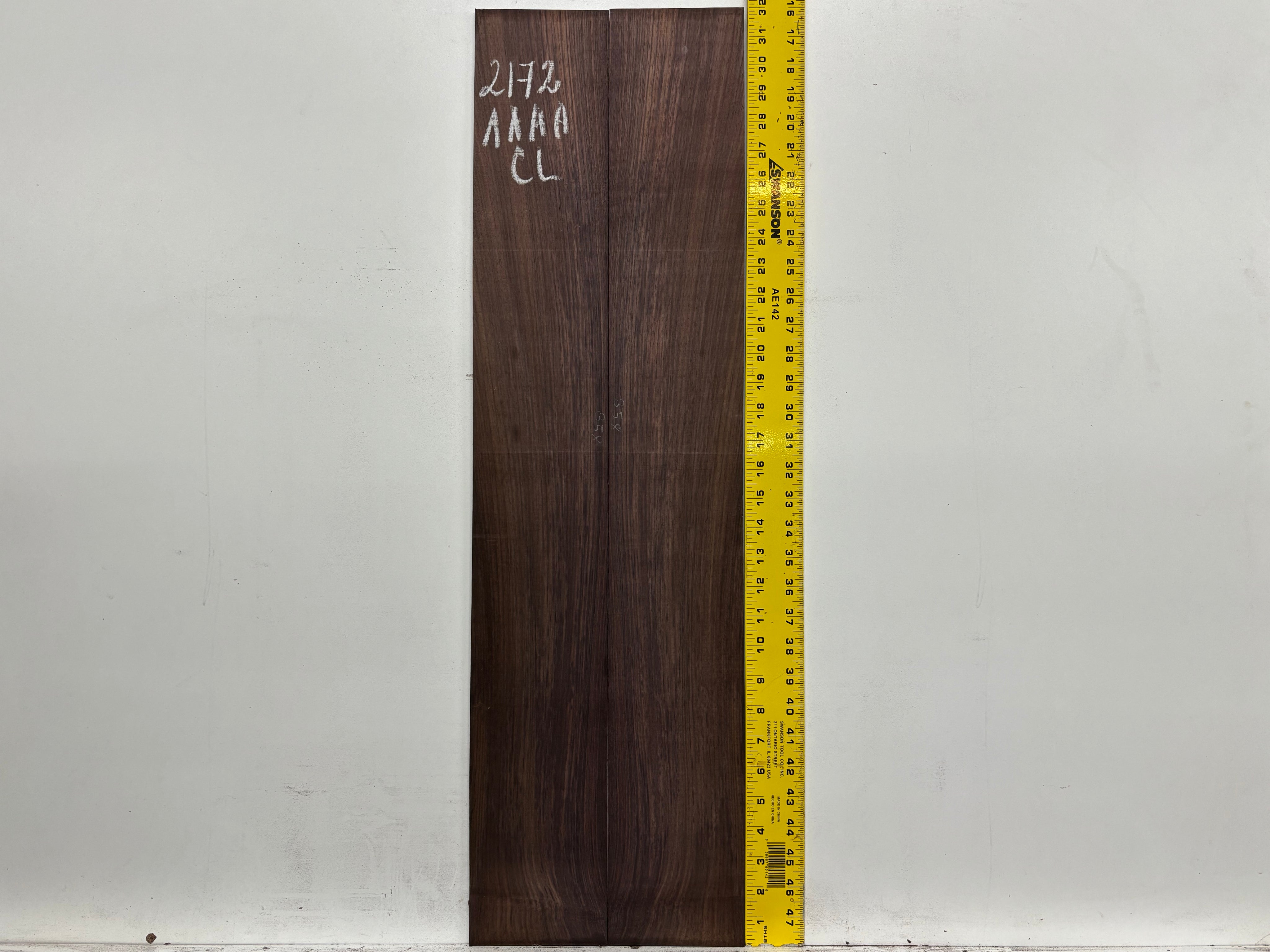 East Indian Rosewood Classical AAAA Grade Guitar Back & Side Set #2172 - Exotic Wood Zone