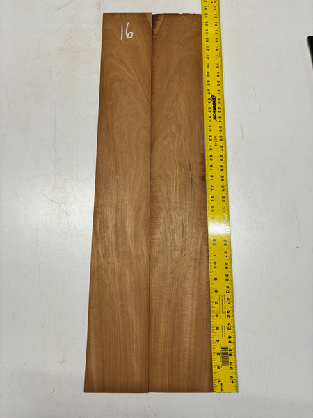 Rare Striped Flame Honduran Mahogany Dreadnought Guitar Back & Side Set #16 Exotic Wood Zone 