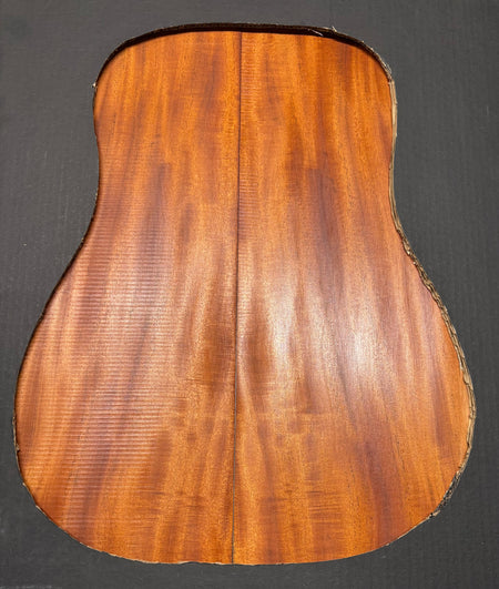 Rare Striped Flame Honduran Mahogany Dreadnought Guitar Back & Side Set #17 Exotic Wood Zone 