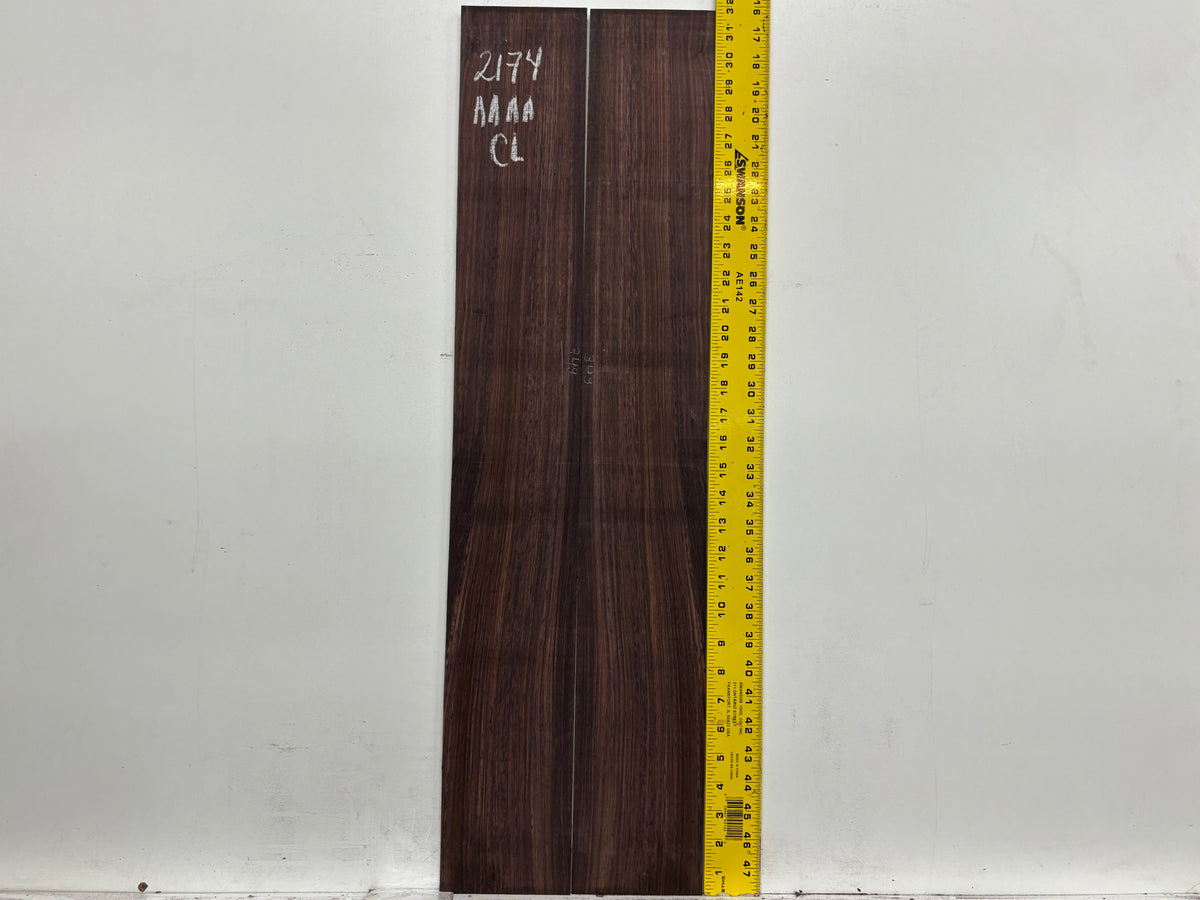 East Indian Rosewood Classical AAAA Grade Guitar Back & Side Set #2174 - Exotic Wood Zone