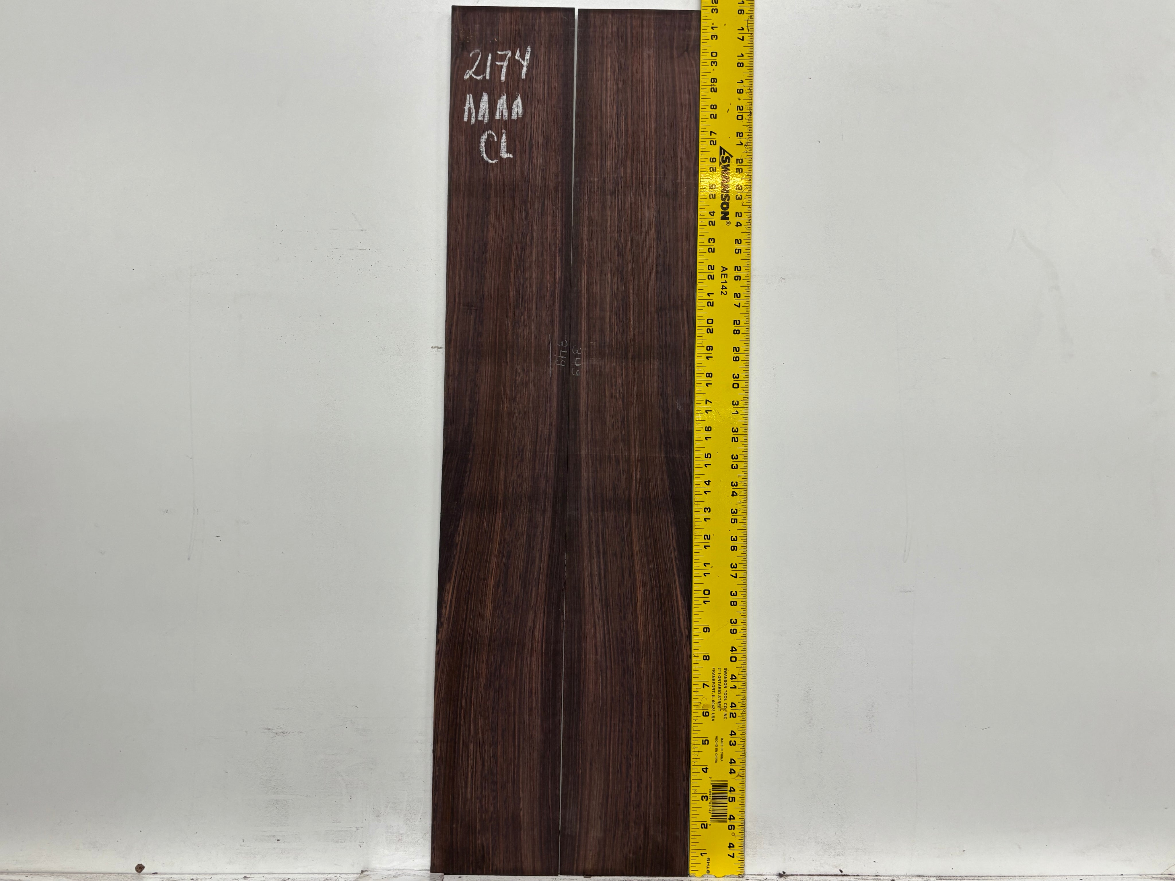 East Indian Rosewood Classical AAAA Grade Guitar Back & Side Set #2174 - Exotic Wood Zone
