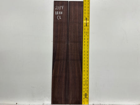 East Indian Rosewood Classical AAAA Grade Guitar Back & Side Set #2174 - Exotic Wood Zone