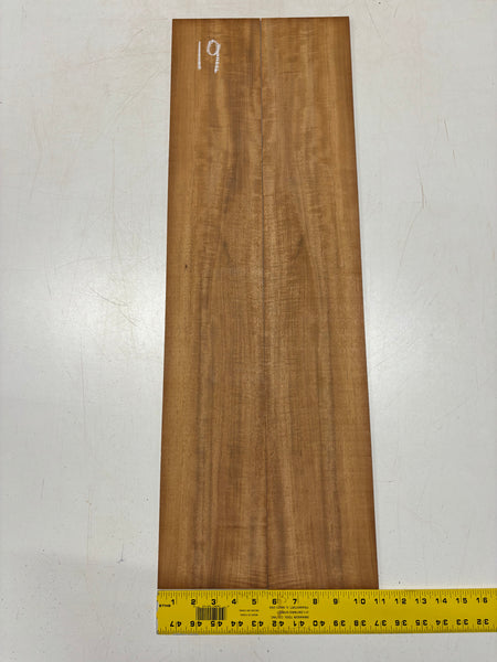 Rare Striped Flame Honduran Mahogany Dreadnought Guitar Back & Side Set #19 Exotic Wood Zone 