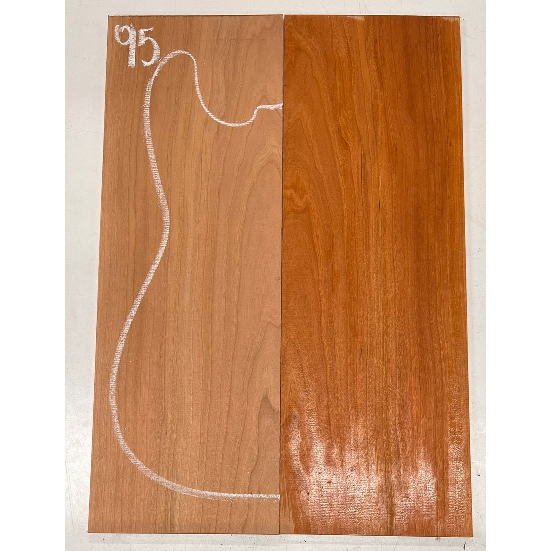 Cherry Bookmatched Guitar Drop Tops 21&quot; x 7-1/4&quot; x 1/4&quot; - Exotic Wood Zone - Buy online Across USA 