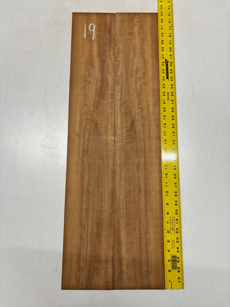 Rare Striped Flame Honduran Mahogany Dreadnought Guitar Back & Side Set #19 Exotic Wood Zone 