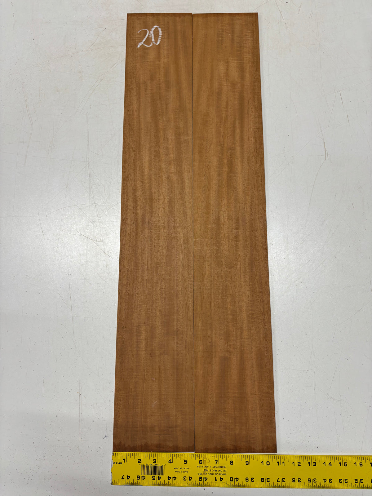 Rare Striped Flame Honduran Mahogany Dreadnought Guitar Back & Side Set #20 Exotic Wood Zone 