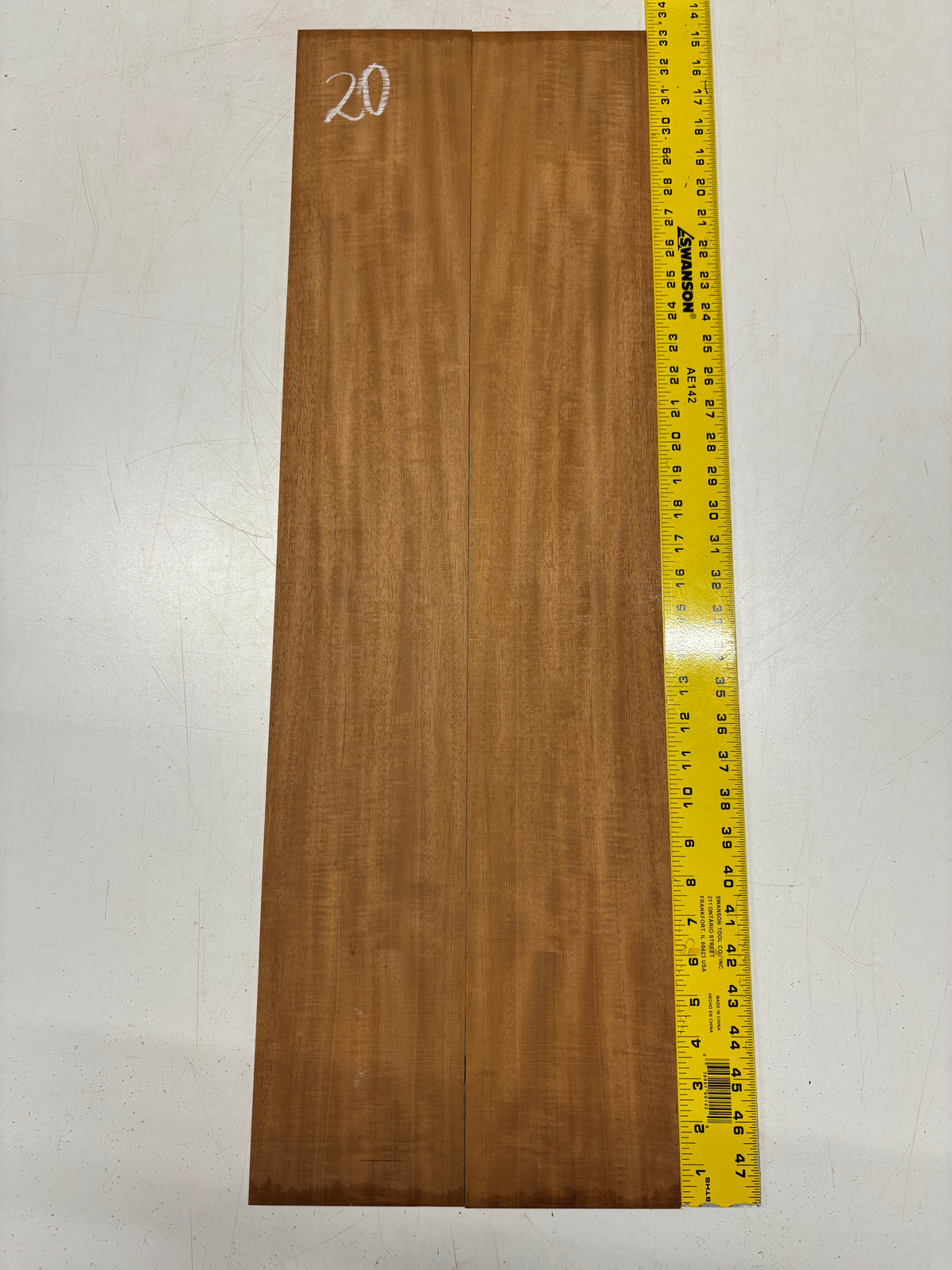 Rare Striped Flame Honduran Mahogany Dreadnought Guitar Back & Side Set #20 Exotic Wood Zone 