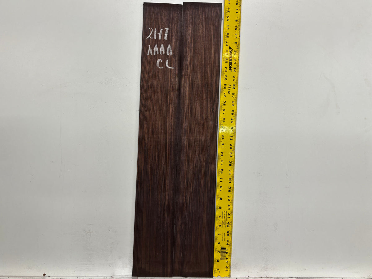 East Indian Rosewood Classical AAAA Grade Guitar Back & Side Set #2177 - Exotic Wood Zone