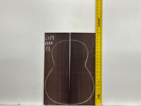 East Indian Rosewood Classical AAAA Grade Guitar Back & Side Set #2179 - Exotic Wood Zone