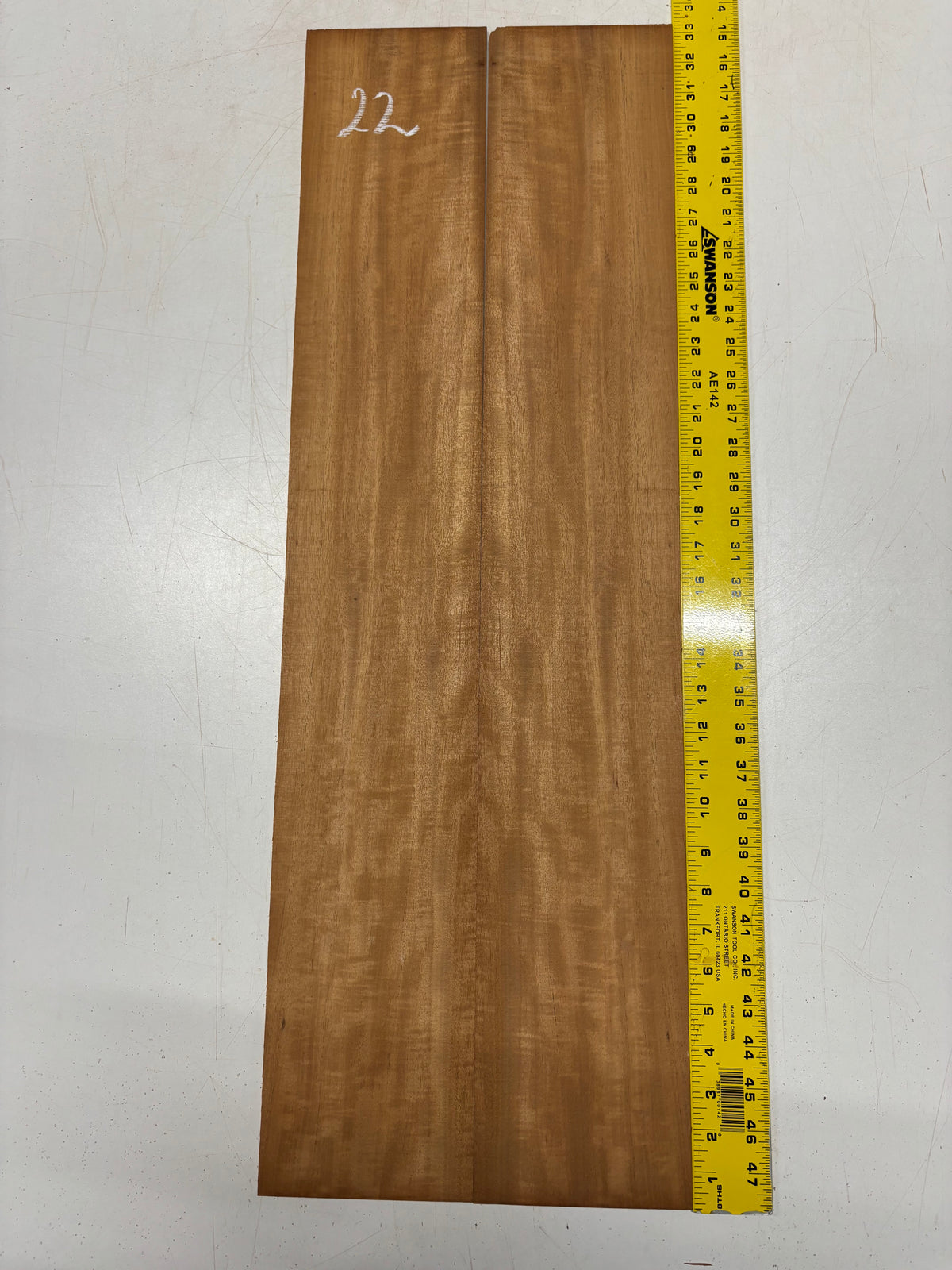 Rare Striped Flame Honduran Mahogany Dreadnought Guitar Back & Side Set #22 Exotic Wood Zone 