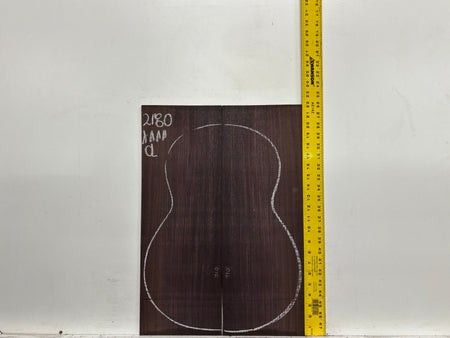 East Indian Rosewood Classical AAAA Grade Guitar Back & Side Set #2180 - Exotic Wood Zone