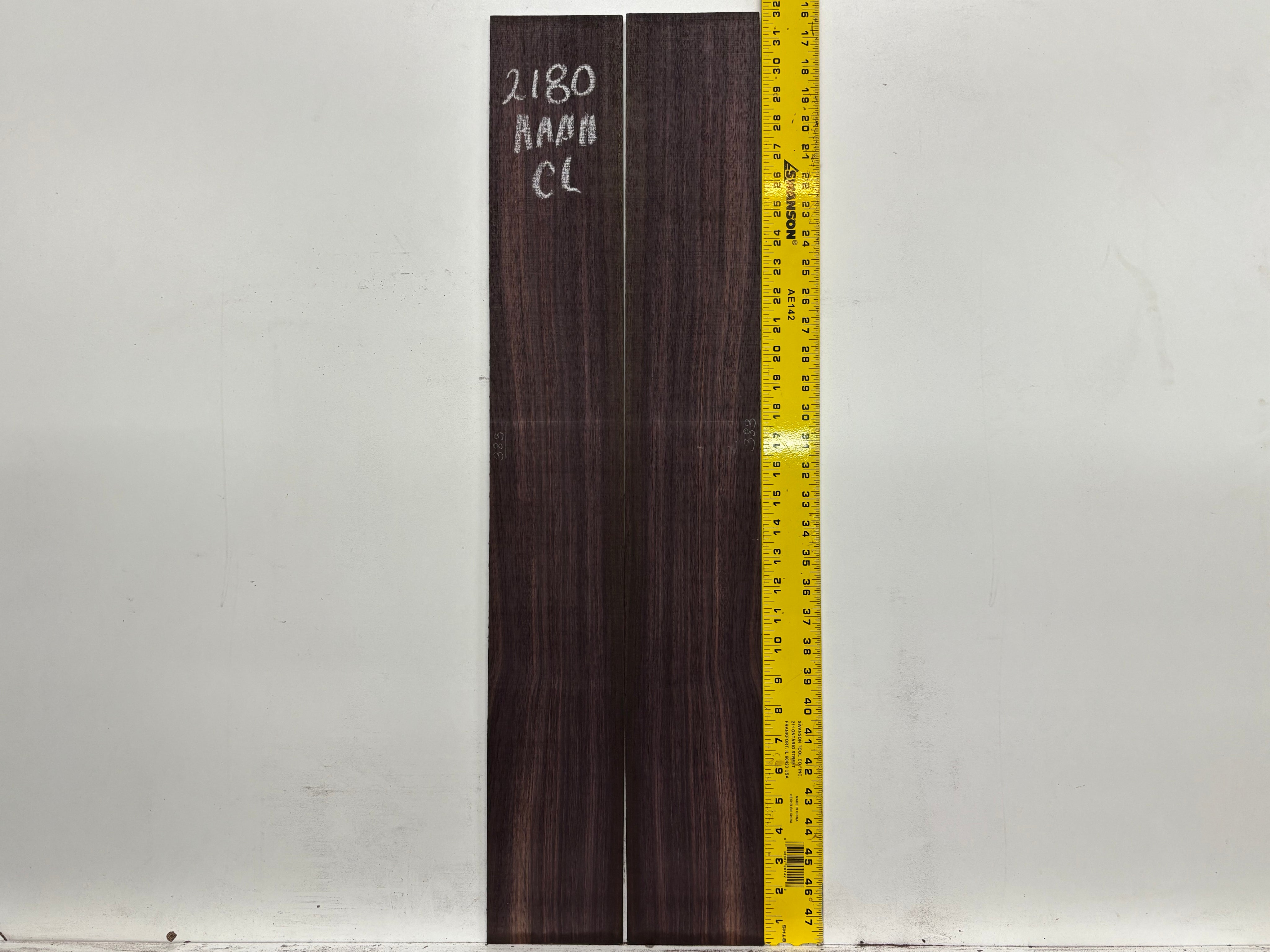 East Indian Rosewood Classical AAAA Grade Guitar Back & Side Set #2180 - Exotic Wood Zone