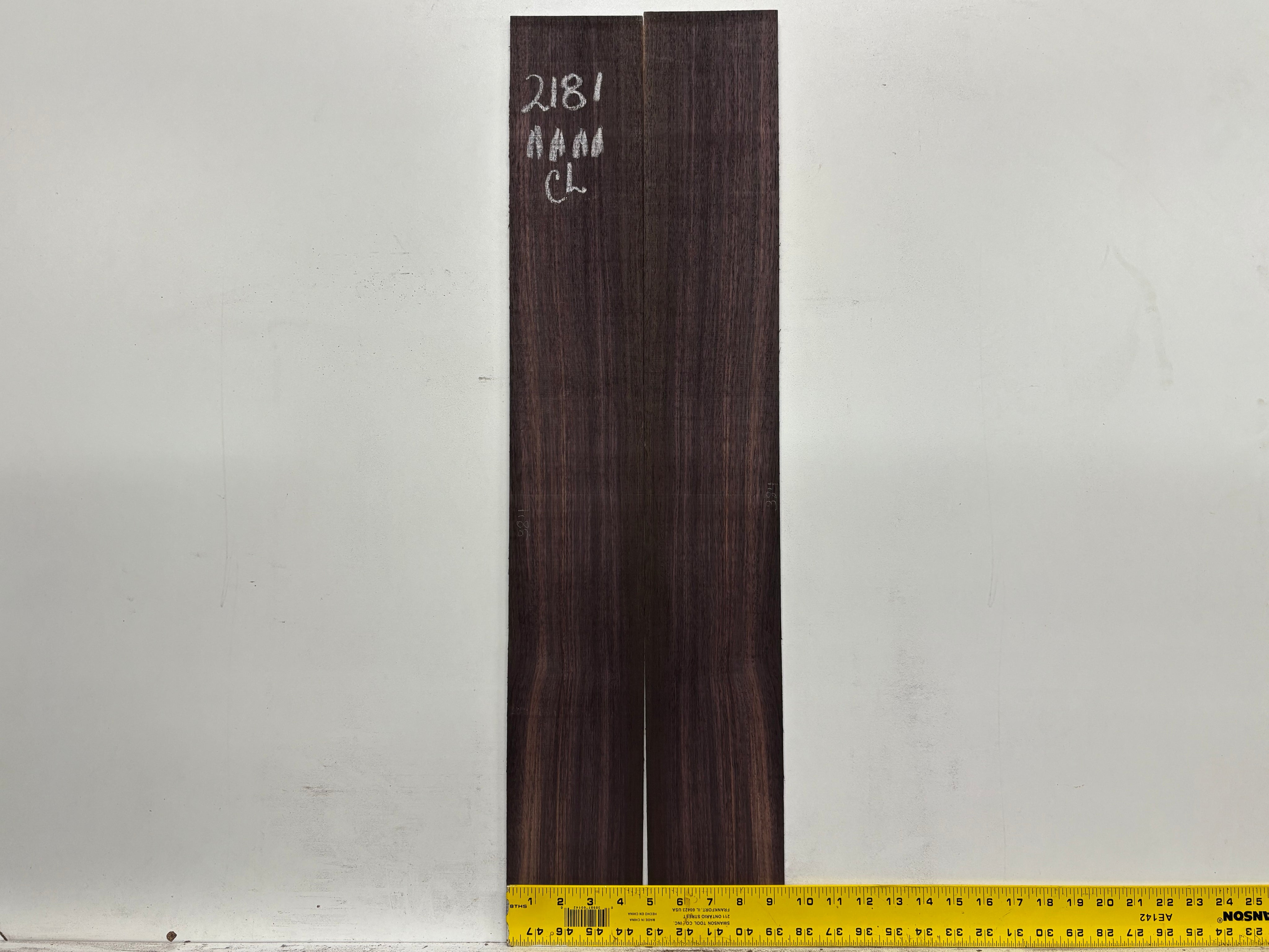 East Indian Rosewood Classical AAAA Grade Guitar Back & Side Set #2181 - Exotic Wood Zone