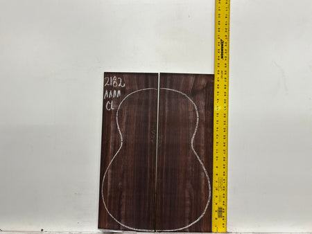 East Indian Rosewood Classical AAAA Grade Guitar Back & Side Set #2182 - Exotic Wood Zone