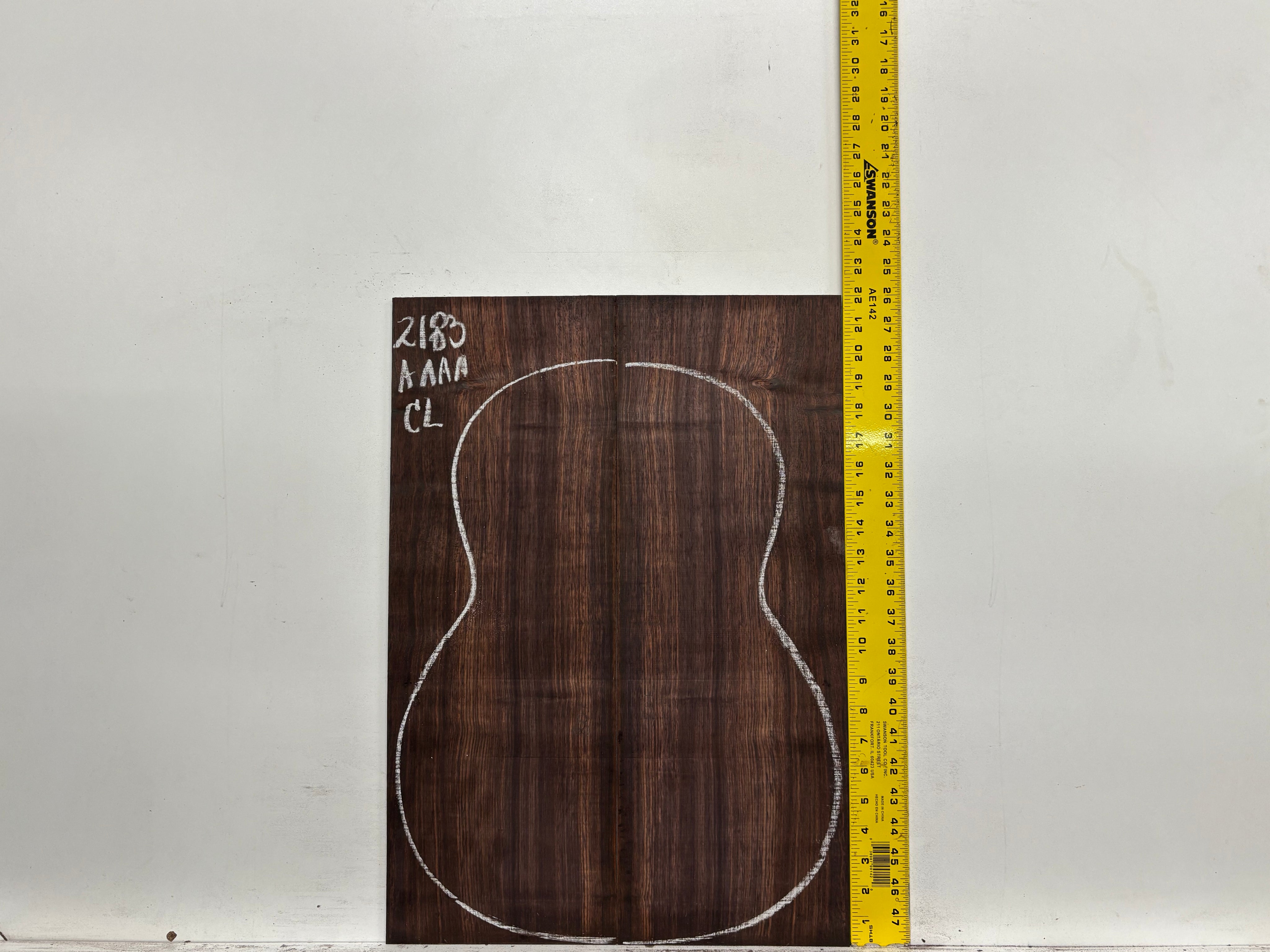 East Indian Rosewood Classical AAAA Grade Guitar Back & Side Set #2183 - Exotic Wood Zone