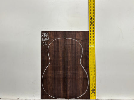 East Indian Rosewood Classical AAAA Grade Guitar Back & Side Set #2183 - Exotic Wood Zone