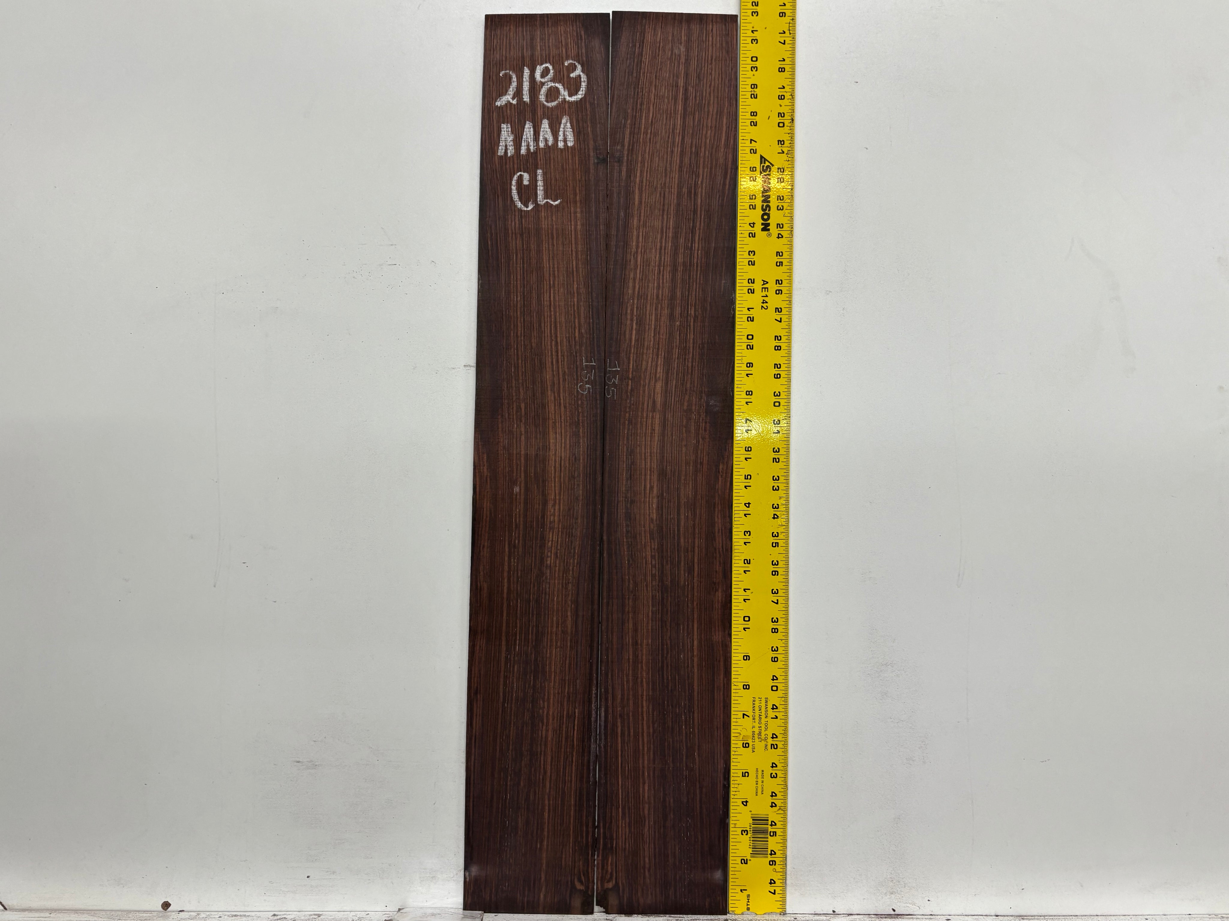 East Indian Rosewood Classical AAAA Grade Guitar Back & Side Set #2183 - Exotic Wood Zone