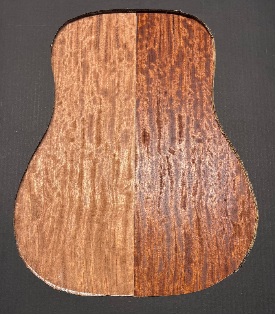 Juego de fondo y aros de guitarra de grado AAAA Dreadnought de palisandro de la India Oriental #61 