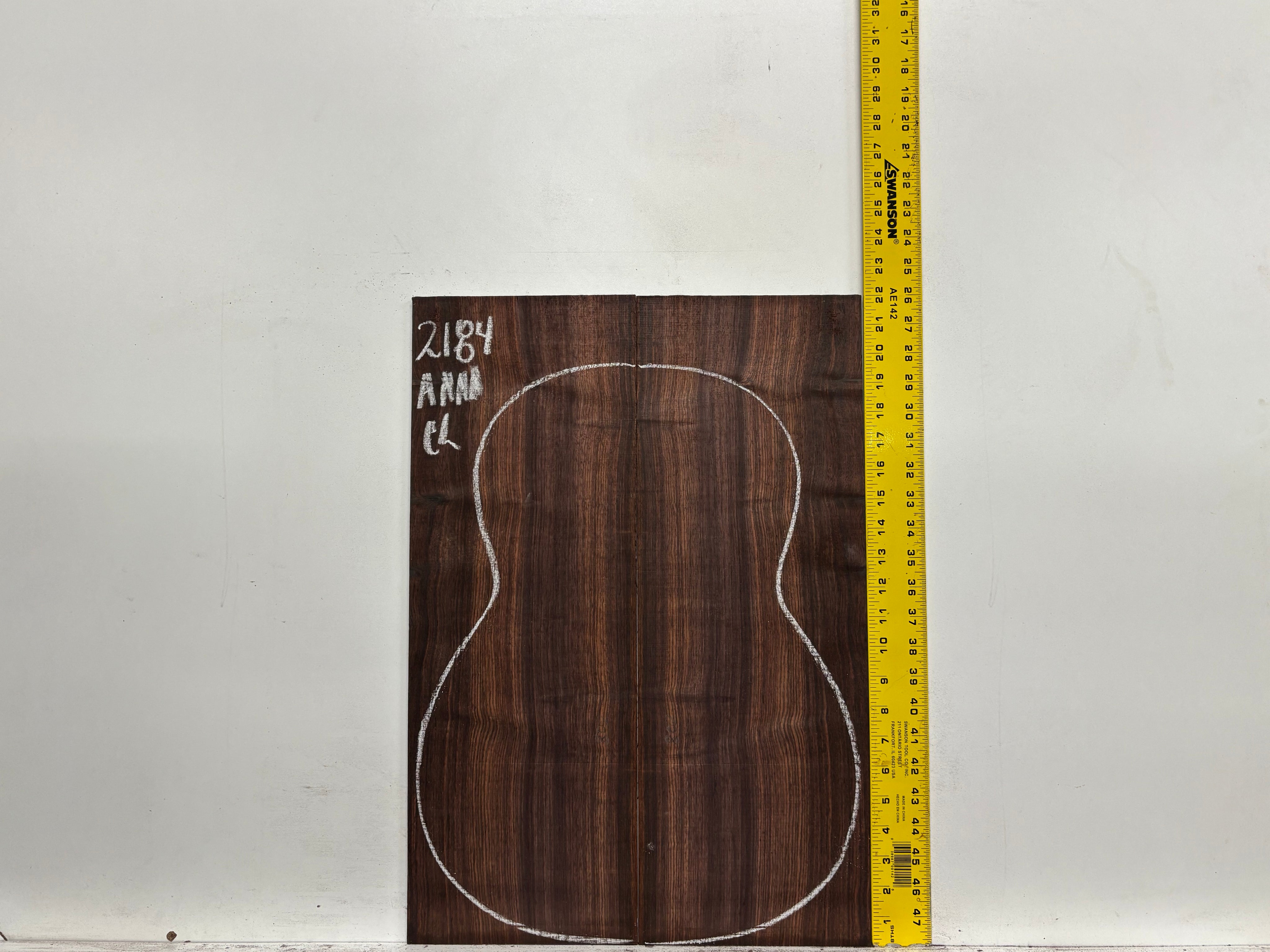 East Indian Rosewood Classical AAAA Grade Guitar Back & Side Set #2184 - Exotic Wood Zone