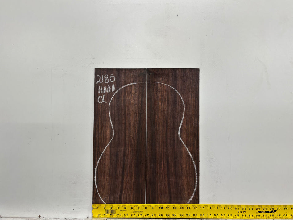 East Indian Rosewood Classical AAAA Grade Guitar Back & Side Set #2185 - Exotic Wood Zone