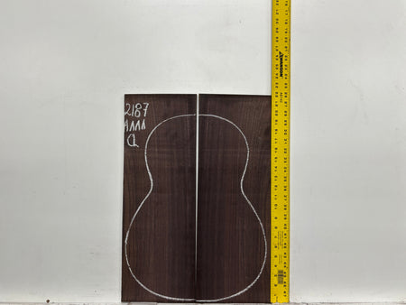 East Indian Rosewood Classical AAAA Grade Guitar Back & Side Set #2187 - Exotic Wood Zone