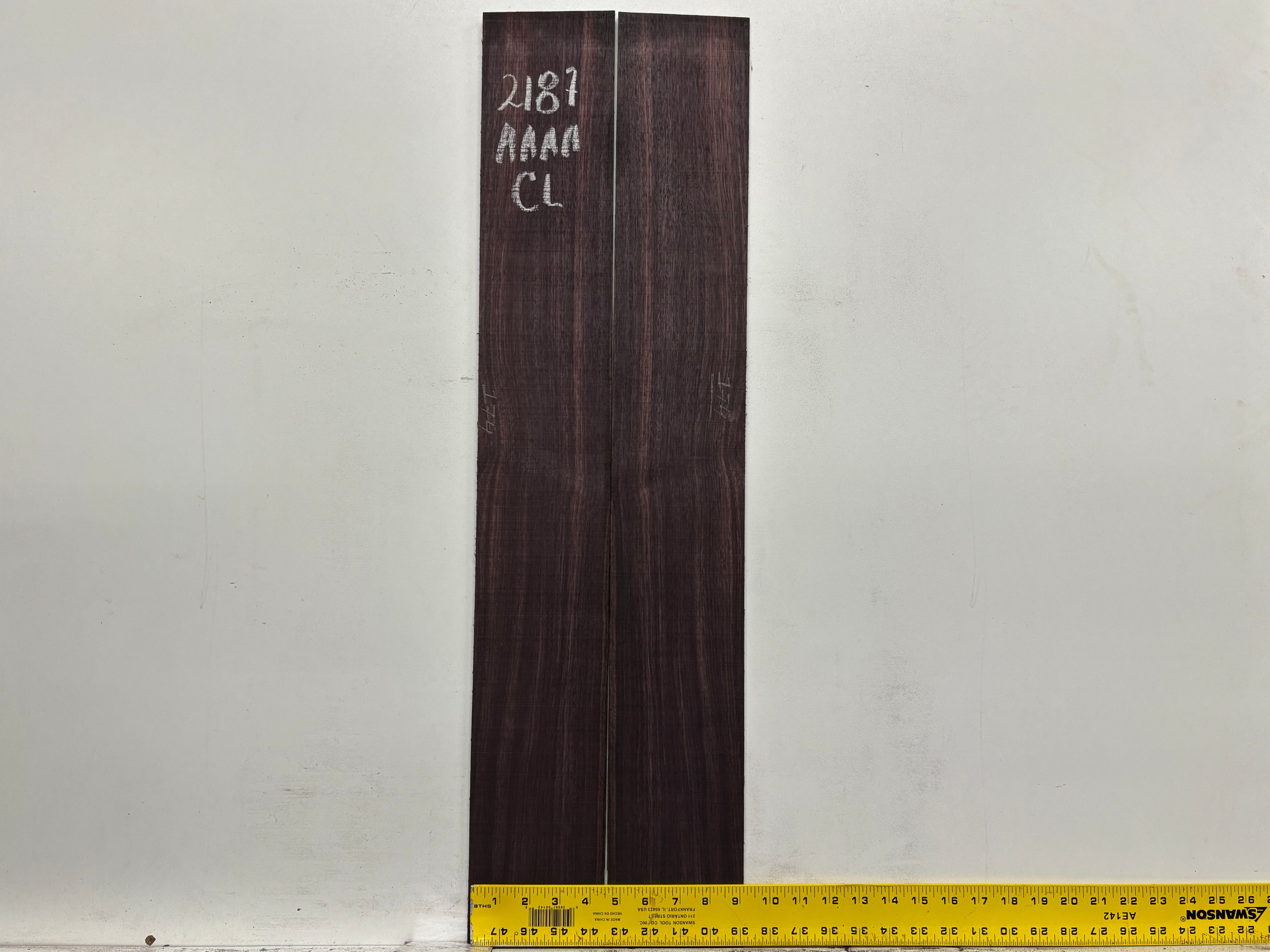 East Indian Rosewood Classical AAAA Grade Guitar Back & Side Set #2187 - Exotic Wood Zone