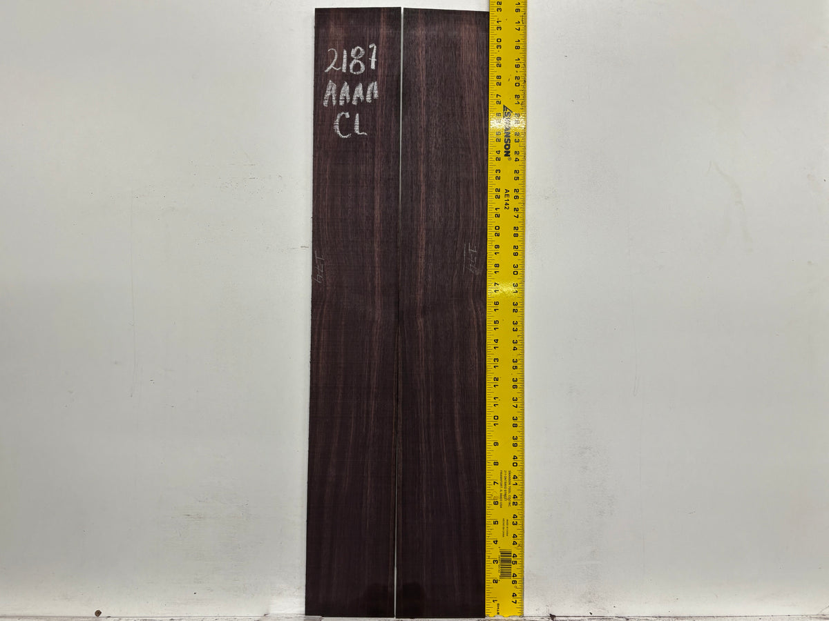East Indian Rosewood Classical AAAA Grade Guitar Back & Side Set #2187 - Exotic Wood Zone