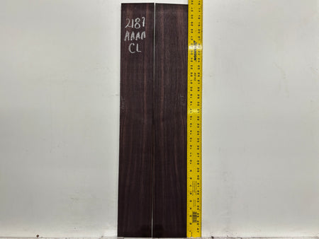 East Indian Rosewood Classical AAAA Grade Guitar Back & Side Set #2187 - Exotic Wood Zone