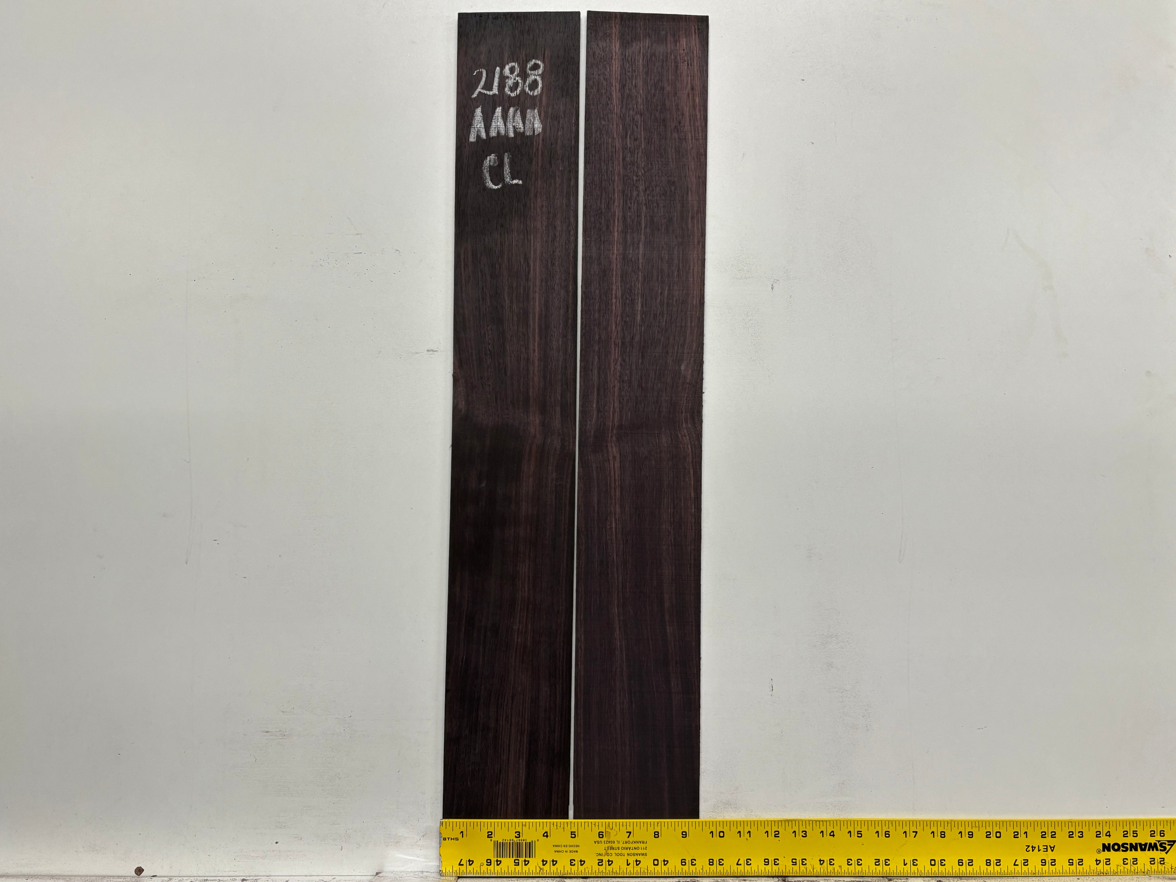 East Indian Rosewood Classical AAAA Grade Guitar Back & Side Set #2188 - Exotic Wood Zone
