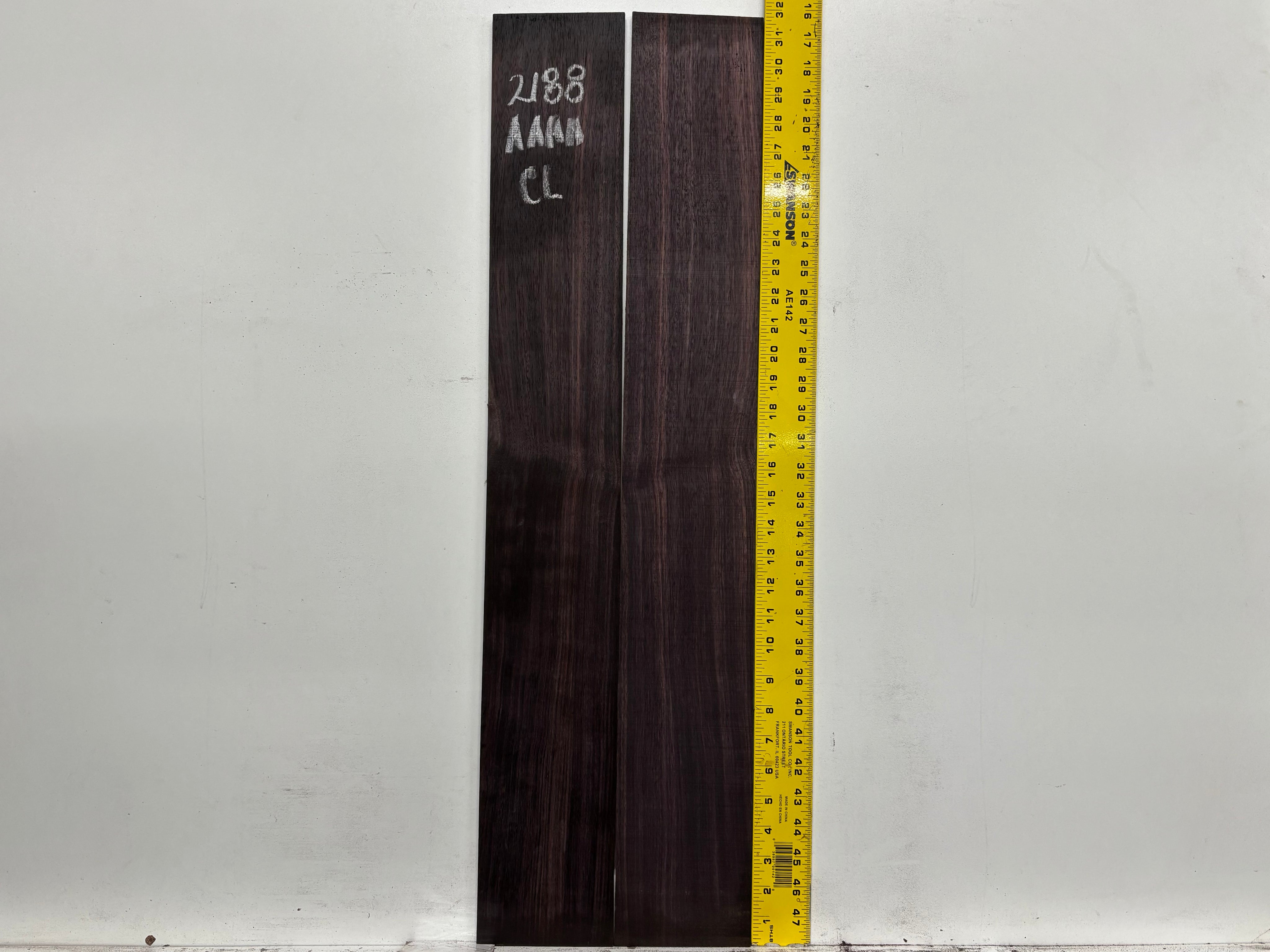 East Indian Rosewood Classical AAAA Grade Guitar Back & Side Set #2188 - Exotic Wood Zone