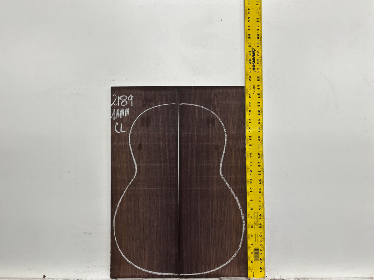 East Indian Rosewood Classical AAAA Grade Guitar Back & Side Set #2189 - Exotic Wood Zone