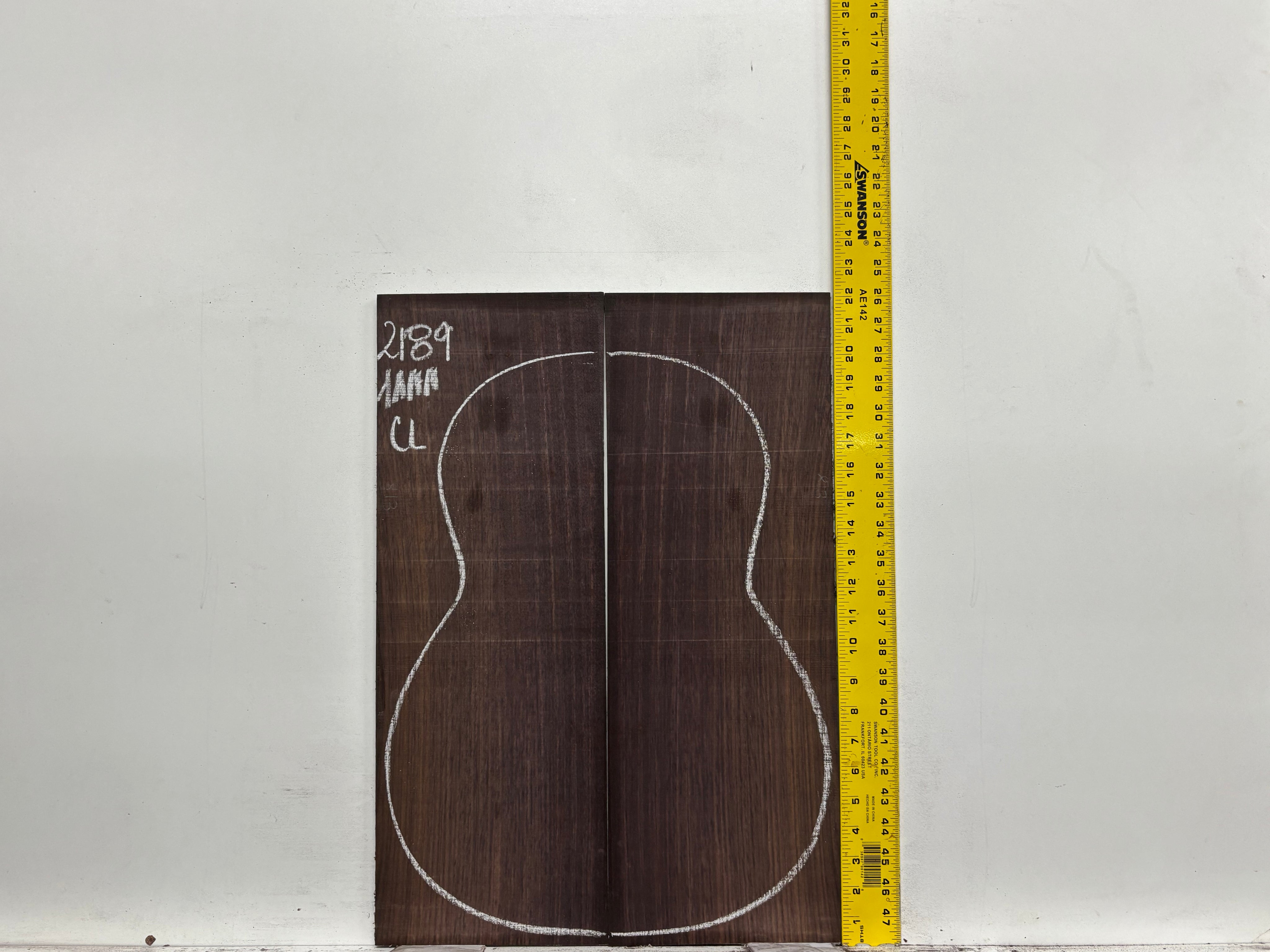 East Indian Rosewood Classical AAAA Grade Guitar Back & Side Set #2189 - Exotic Wood Zone