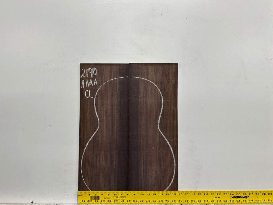 East Indian Rosewood Classical AAAA Grade Guitar Back & Side Set #2190 - Exotic Wood Zone