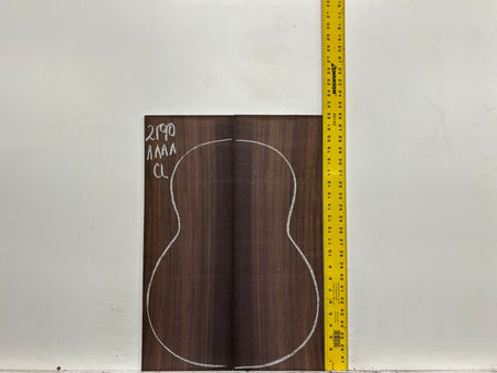 East Indian Rosewood Classical AAAA Grade Guitar Back & Side Set #2190 - Exotic Wood Zone