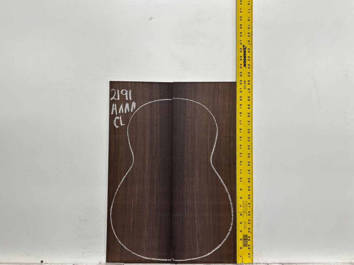 East Indian Rosewood Classical AAAA Grade Guitar Back & Side Set #2191 - Exotic Wood Zone