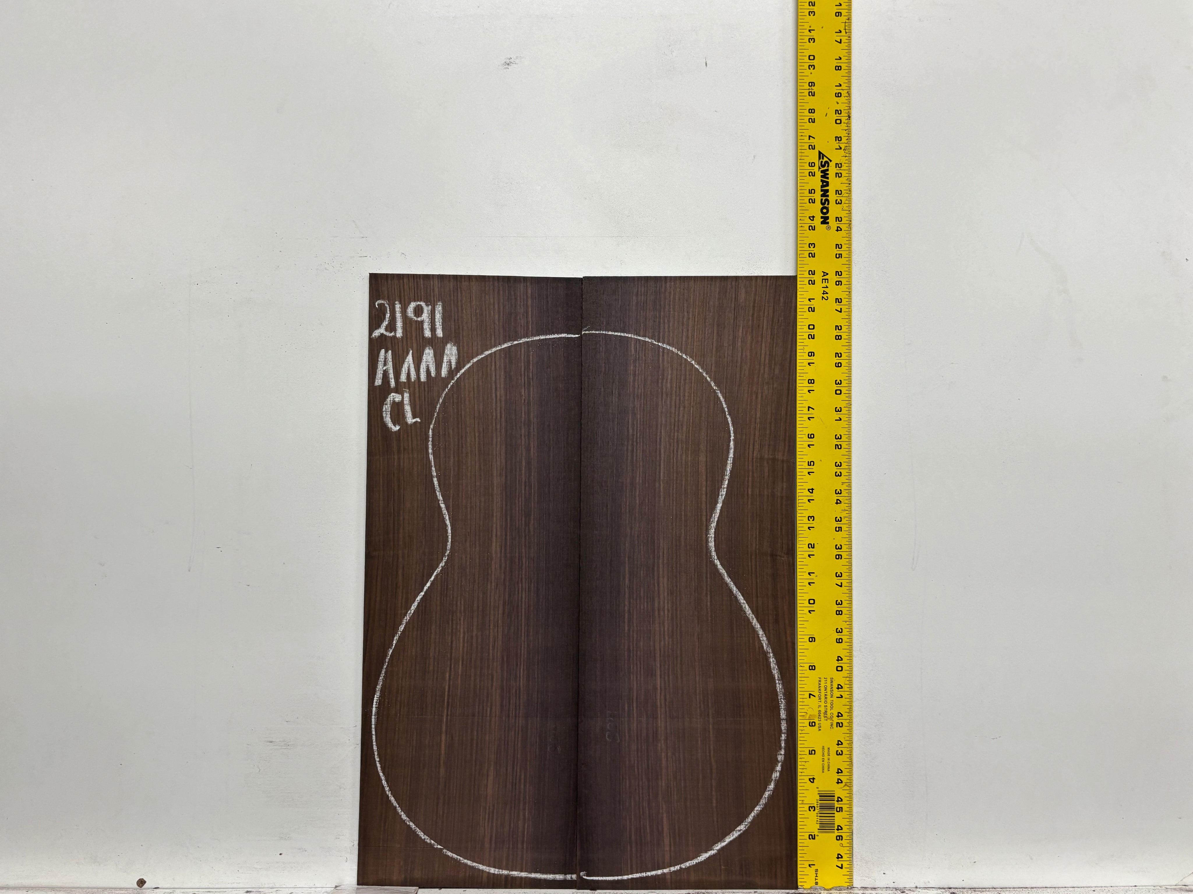 East Indian Rosewood Classical AAAA Grade Guitar Back & Side Set #2191 - Exotic Wood Zone