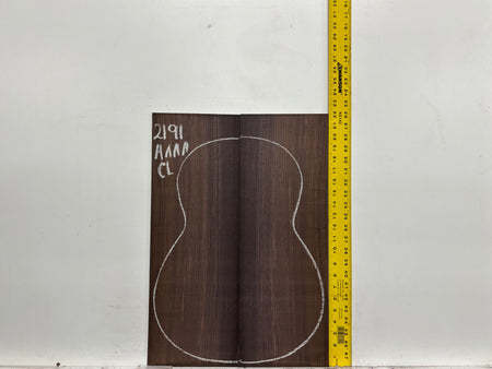 East Indian Rosewood Classical AAAA Grade Guitar Back & Side Set #2191 - Exotic Wood Zone