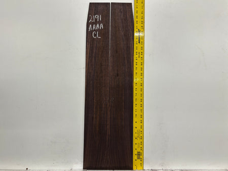 East Indian Rosewood Classical AAAA Grade Guitar Back & Side Set #2191 - Exotic Wood Zone