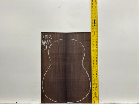 East Indian Rosewood Classical AAAA Grade Guitar Back & Side Set #2192 - Exotic Wood Zone
