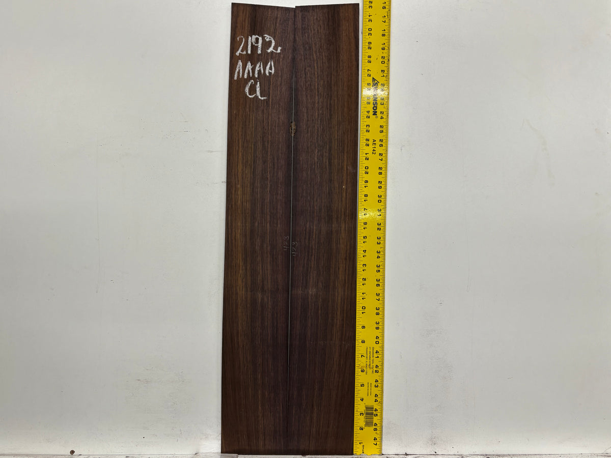 East Indian Rosewood Classical AAAA Grade Guitar Back & Side Set #2192 - Exotic Wood Zone